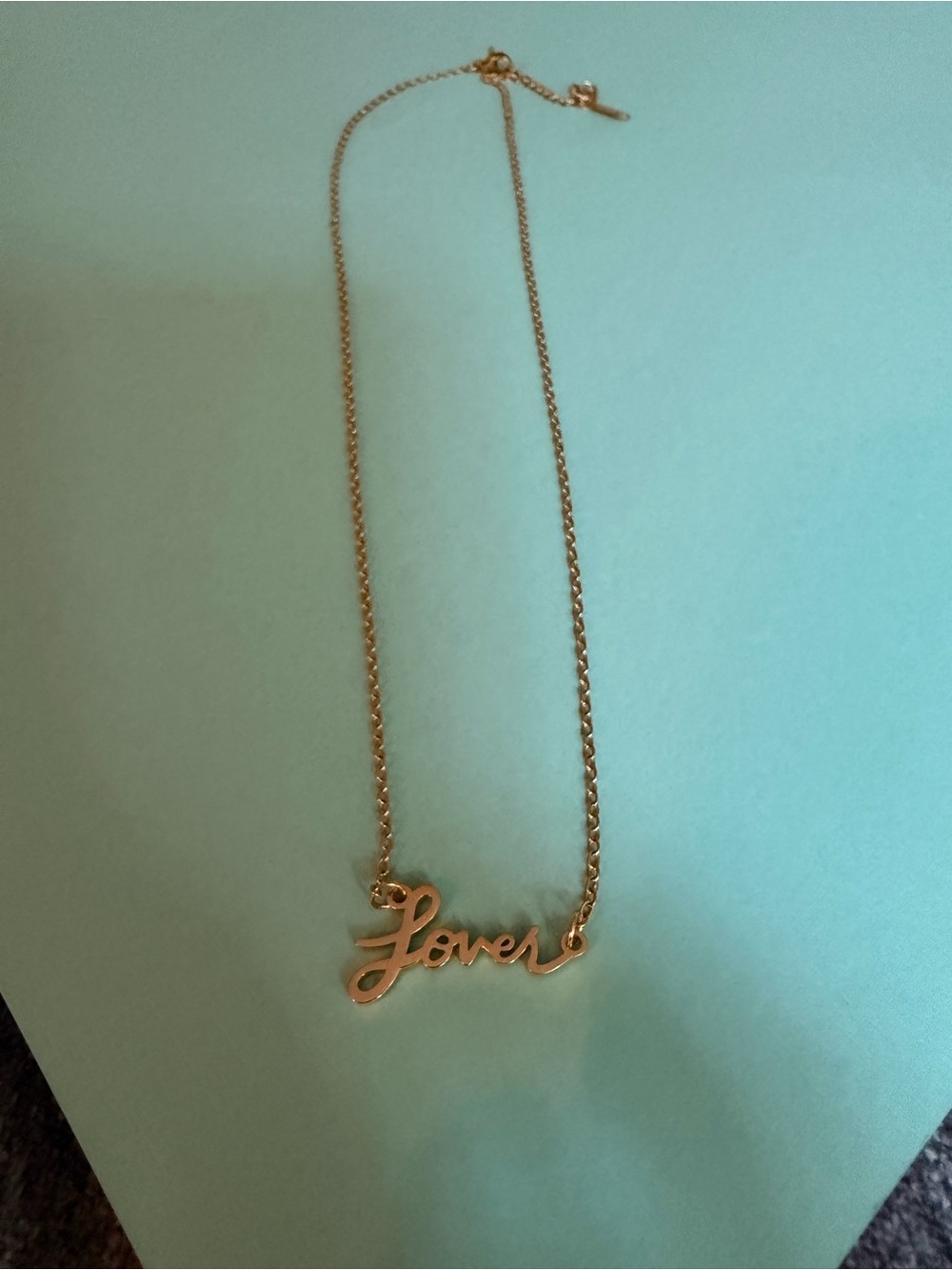 Lover Script Necklace - Picture 2 of 3